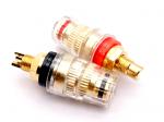 M8x46mm,Binding Post Connector,Gold Plated
